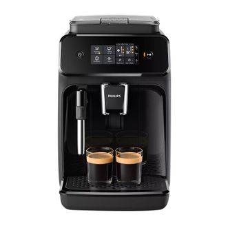 飞利浦/Philips  咖啡机EP1221/82家用全自动意式黑珍珠咖啡机 入门款 手动奶泡机 触控屏 12档细致研磨