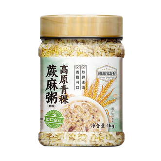 溢田YITASTE  高原青稞蕨麻粥1kg多种膳食科学搭配当季新米健康营养