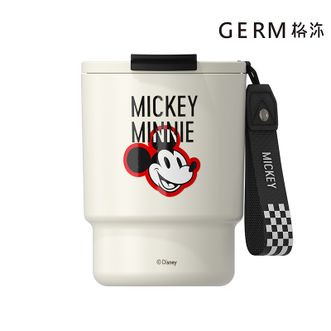  格沵/germ  米奇系列竹简咖啡杯（米奇微笑款）360ml  便携随行杯 吸管杯子水杯 GM127B82629