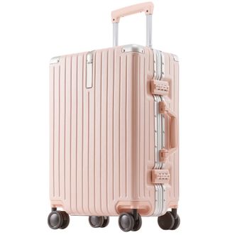 汉旅HANLV  26英寸 新款铝框行李箱拉杆箱大容量旅行箱学生密码箱子男女