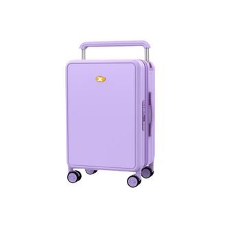 MGOB  宽拉杆行李箱小型登机箱防水大容量进口PC出差旅行箱G2紫