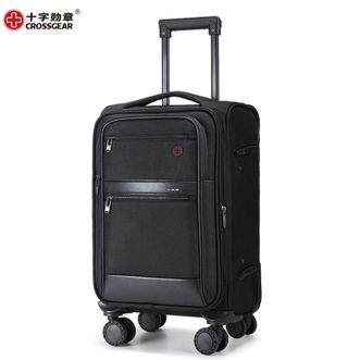 十字勋章/CROSSGEAR  男士商务登机箱牛津布出差行李箱耐用加厚旅行拉杆箱密码箱 20英寸 CFI04815020F