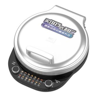 利仁  电饼铛家庭用36mm加深电饼档0氟钛瓷抗菌36规格加大烙饼锅电煎饼锅三明治早餐机烤肉锅LR-J3651 【0氟钛瓷】36mm抗菌深盘+调火LR-J3651