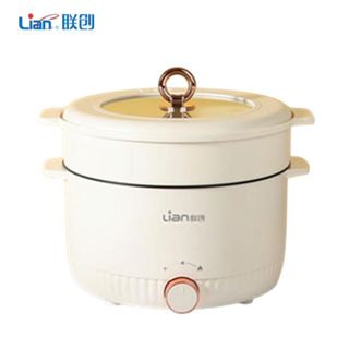 联创/Lian  多功能小电锅5升大容量配蒸笼 DF-BL8033M