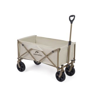 挪客（NatureHike）  HW轻盈折叠小推车_卡其色野餐营地车拉货拉快递拉车