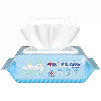 心相印  湿厕纸80片装卫生湿巾 温和杀菌私处清洁新老包装随机发货 1包 3包 5包 3种规格