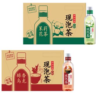 伊利  伊刻活泉现泡茶茶饮料 无糖饮料 0糖0卡455ml*15瓶/整箱