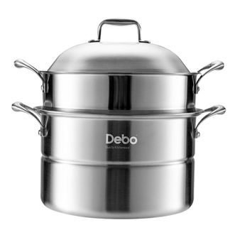 Debo  德铂加里奥二代316钢双层蒸锅28cmDB-102