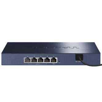 普联（TP-LINK）5口千兆PoE·AC一体化VPN路由器企业级商用有线路由AC功能管理AP50个带机量100台TL-R473GP-AC