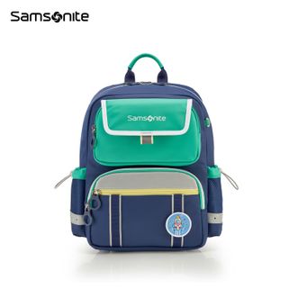 新秀丽/Samsonite  小学生书包1-2年级减负护脊 大容量儿童双肩包  TU6*14501  藏蓝+绿色