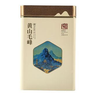 徽之元  黄山毛峰绿茶特级一等250g罐装米色通用罐茶叶一罐