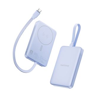 飞利浦/Philips  3C认证磁吸自带线充电宝35W快充轻薄便携大容量10000毫安移动电源适用于苹果小米DLP9225 【35W快充&磁吸自带线】