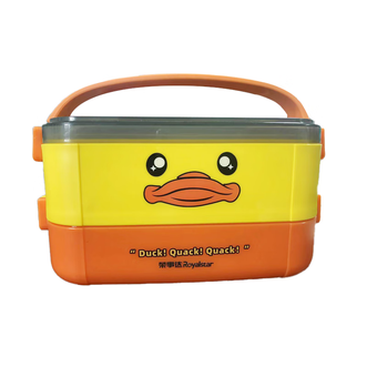 荣事达/Royalstar  304不锈钢分隔双层饭盒大吉大利便当盒 RJ22-C02