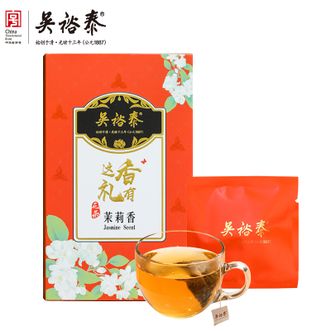 吴裕泰  茉莉香花茶袋泡茶（三角包）30g/盒（2g/袋*15袋）
