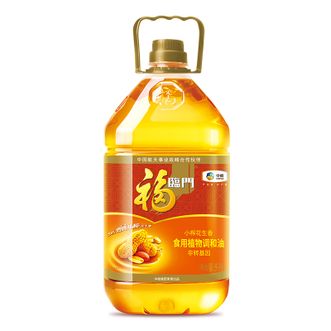 福临门  非转基因小榨花生香食用植物调和油5L