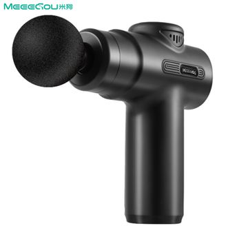 米狗（MEEE GOU）  筋膜枪颈膜枪压力感应颈椎按摩器 运动肌肉捶打器深度放松器颈肩腰腿全身按摩高频震动电动冲击按摩仪经膜仪肌膜枪全身按摩枪J25黑色