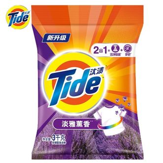 汰渍2合1淡雅熏香洗衣粉3千克*3