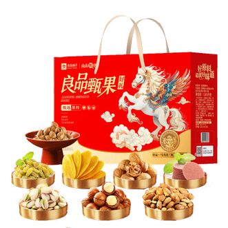 良品铺子   甄果好礼 1845g饱满大坚果 大克重坚果礼盒纯享