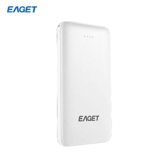 忆捷/Eaget  便携移动电源 EP30 10000毫安锂电池充电宝 双接口便携式 白色