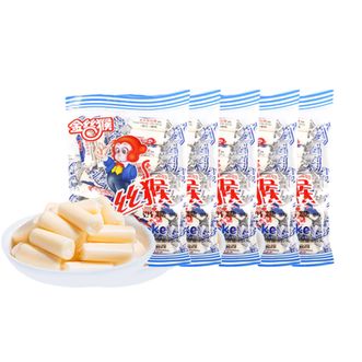 金丝猴  圆柱奶糖原味100g*5袋喜糖婚糖儿童怀旧零食
