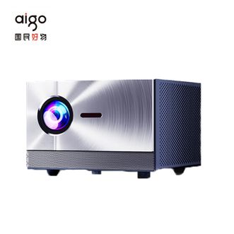 爱国者aigo投影仪H59家用投影仪3400流明4K超清解码AI智能语音5G双频WIFI6