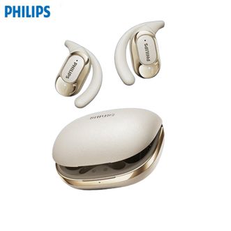 飞利浦（PHILIPS）  真无线蓝牙耳机TAQ2220【米白色】挂耳开放式骨传导概念耳机跑步运动长续航音乐降噪适用苹果华为小米