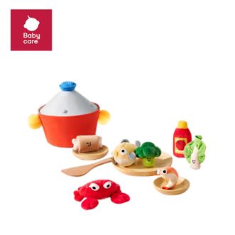babycare  过家家海鲜锅毛绒玩具-9件套（含锅）