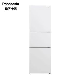 松下/Panasonic  磨砂白色270升家用三门冰箱 60cm超薄小 自由嵌入式 风冷无霜