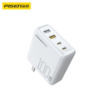 品胜（PISEN) GaN氮化镓充电器100W套装 配双Type-c100W数据线 兼容笔记本65W苹果20W平板IPAD华为手机笔记本电脑充电器