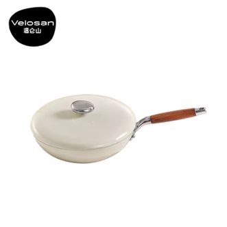 温仑山（VELOSAN ）  美拉德系列珐琅不粘炒锅 32cm