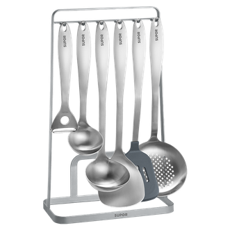 苏泊尔(SUPOR)   锅铲套装7件套锅铲护锅铲汤勺铲子不锈钢厨房 TK23011W