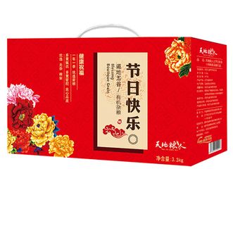 天地粮人  甄制有机节日快乐杂粮礼盒3.3kg
