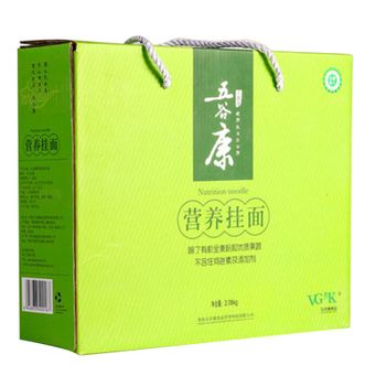 五谷康食品  果蔬面条礼盒260*8