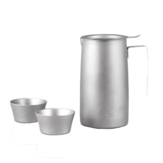 火枫 般若BoRe泡茶器 FMP-T320 钛茶具 钛壶 轻量化滤茶器