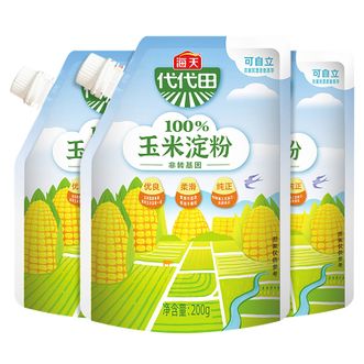 海天  玉米淀粉200g*3（烹调勾芡 食用生粉 烘焙原料）