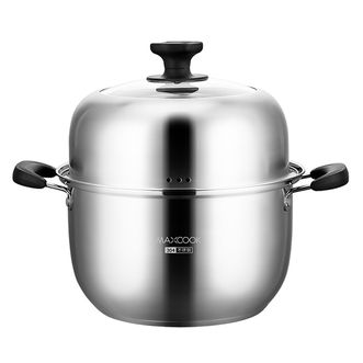 美厨（MAXCOOK）  304不锈钢复底多用汤蒸锅 MCZ947