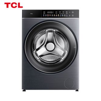 TCL 10KG全自动滚筒洗衣机Q10直驱彩屏智能投放免污洗 UVC除菌 525mm大筒径 APP智能互联G100Q10-DI