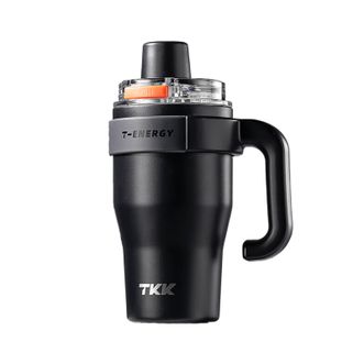 TKK  T-One弹盖冰霸杯 保温杯陶瓷覆层内胆水杯 夜阑黑800ml TKK2032