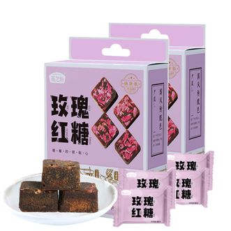 燕之坊玫瑰红糖块古法熬制甘蔗216g*2盒