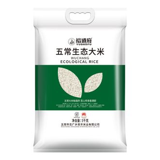 裕道府  大米10斤五常大米5kg东北大米香米五常生态大米5kg双层袋
