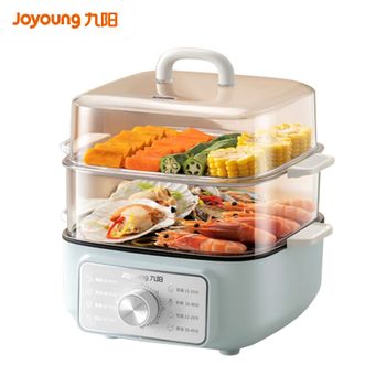 九阳/Joyoung  电蒸锅9.3L大容量双层多功能锅电蒸箱304不锈钢蒸盘 ZD20-GE620
