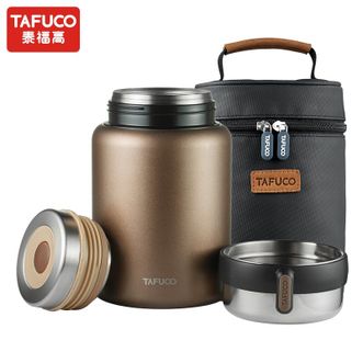 泰福高（TAFUCO）  不锈钢焖烧杯焖烧粥桶带饭大容量餐盒1L  T6230