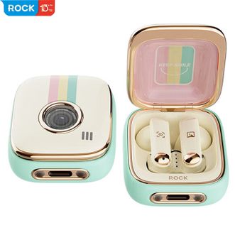 ROCK  复古相机TWS真无线蓝牙耳机 RAU0755