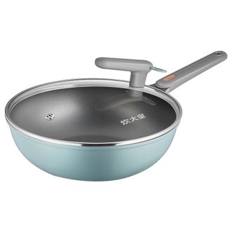 炊大皇（COOKER KING）  轻油不粘易洁炒锅30cm女士轻量平底煎炒锅磁炉通用