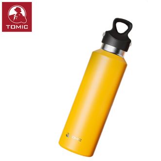 特美刻（TOMIC）  保温杯大容量单手开盖不锈钢水杯车载无螺纹保冷杯 600ml