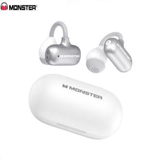 魔声  蓝牙耳机Open Ear AC223【白色】耳夹式智能降噪蓝牙6.0真无线开放式不入耳高音质跑步运动通话音乐耳机
