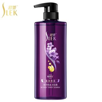舒蕾/Slek  保湿植萃精油沐浴露500ml 清爽香味持久润肤沐浴乳持久滋润保湿