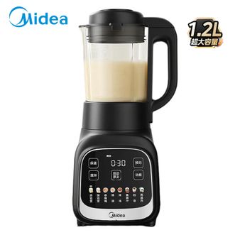 美的/Midea  豆浆机  家用豆浆机 五谷杂粮免滤破壁机  1.2L 高硼硅玻璃杯   MJ-PB80F02