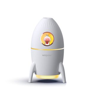 沃品（WOPOW）  火箭兔加湿器迷你卧室办公桌面创意轻音小型空气氛围灯加湿器 HM11
