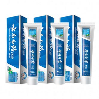 云南白药  牙膏 冬青香型165克*3支 清洁口腔 清新口气